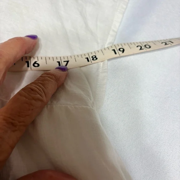 Knox Rose embroidered yoke dress, in a cotton gauze fabric and a tie neck - Picture 7 of 9